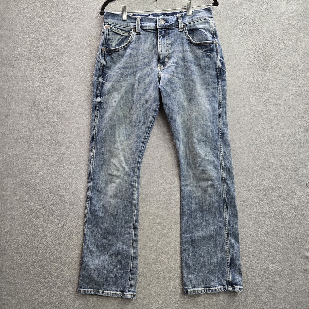 Wrangler Men's Light Blue Bootcut Jeans
